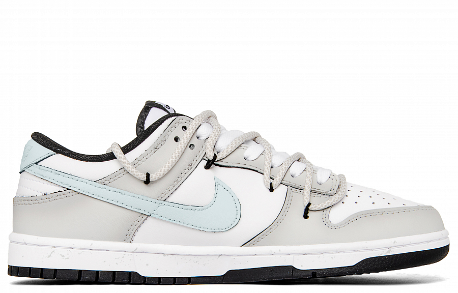 Nike Dunk Anti Slip Wear Resistant Low Top Skateboard Shoes Unisex White Silver купить в интернет-магазине Yoocart с быстрой доставкой по России.
