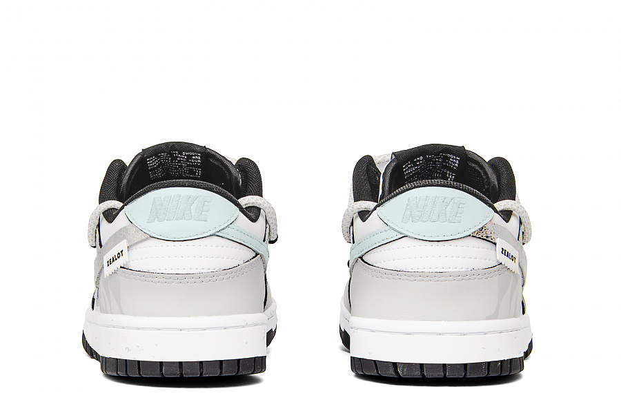 Nike Dunk Anti Slip Wear Resistant Low Top Skateboard Shoes Unisex White Silver купить в интернет-магазине Yoocart с быстрой доставкой по России.