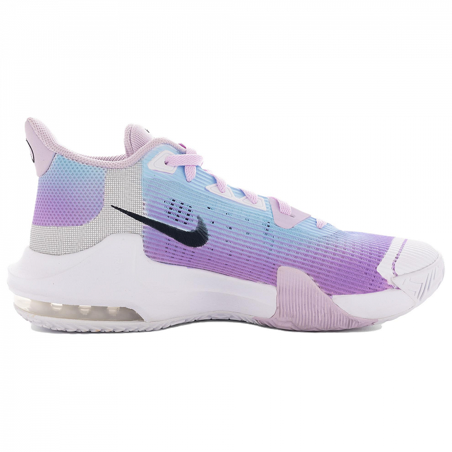 Nike Air Max Impact 3 Wear-Resistant Slip-Resistant Low-Top Basketball Shoes Unisex White Purple купить в интернет-магазине Yoocart с быстрой доставкой по России.