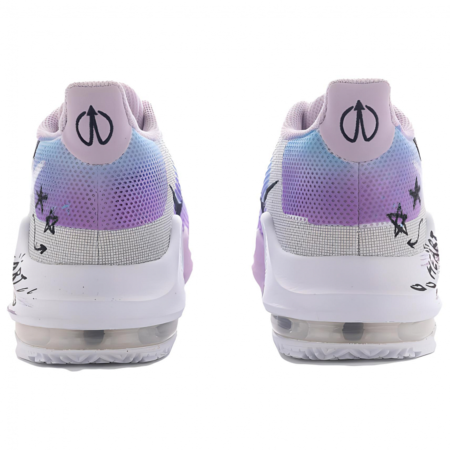 Nike Air Max Impact 3 Wear-Resistant Slip-Resistant Low-Top Basketball Shoes Unisex White Purple купить в интернет-магазине Yoocart с быстрой доставкой по России.