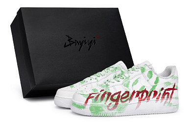Nike Air Force 1 Special Shoe Box Anti-Slip Wear-Resistant Low-Top Skateboard Shoes Unisex White Green Red