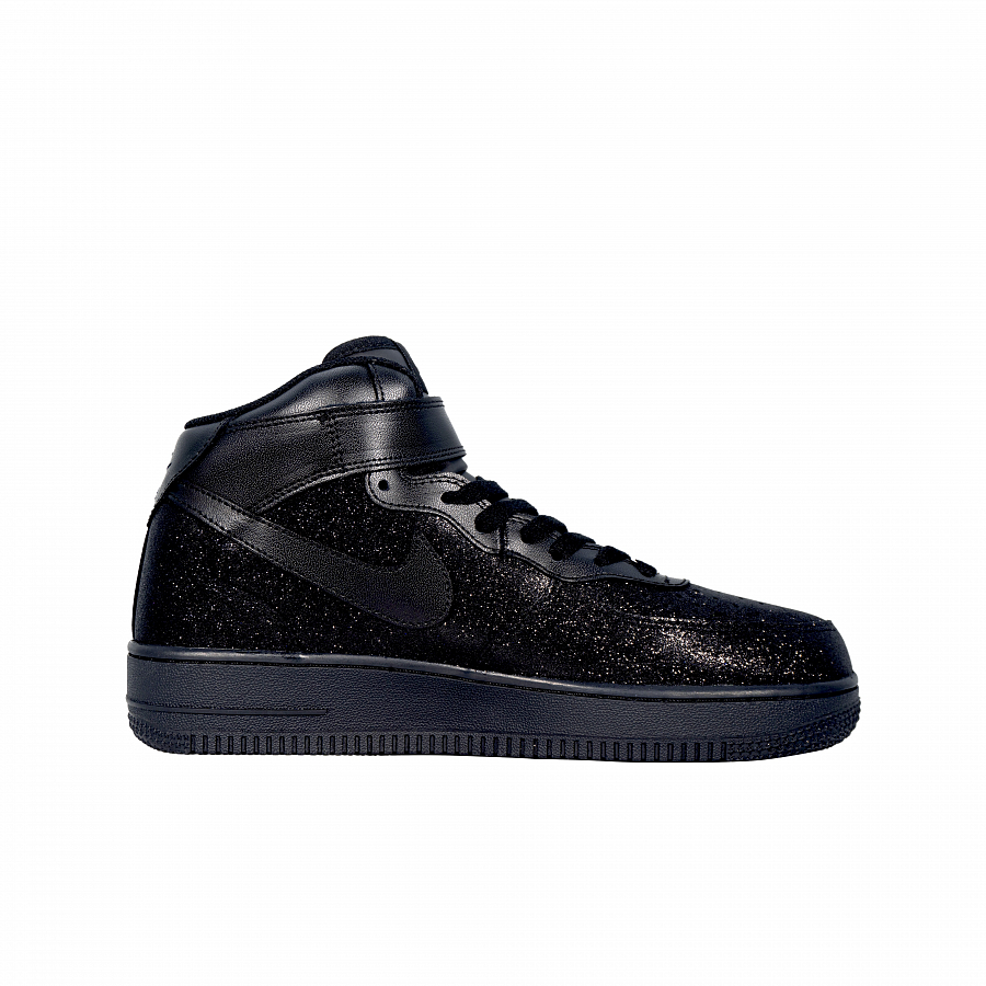 Nike Air Force 1 Breathable Height Increasing Mid-Top Skateboard Shoes Unisex Black Pink купить в интернет-магазине Yoocart с быстрой доставкой по России.