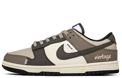 Nike Dunk Loss Of Control Time Anti-Slip Wear-Resistant Low-Top Skateboard Shoes Unisex Brown