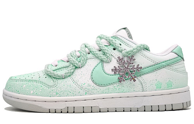 Nike Dunk Anti-Slip Wear-Resistant Low-Top Skateboard Shoes Men's Green