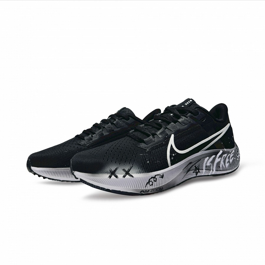 Nike Pegasus 38 Running Shoes Men's Black White купить в интернет-магазине Yoocart с быстрой доставкой по России.