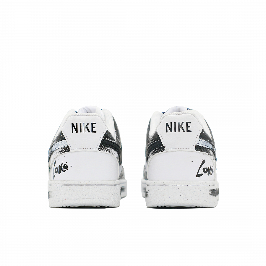 Nike Court Vision 1 Wear resistant And Lightweight Low Top Skateboard Shoes Men's Black White купить в интернет-магазине Yoocart с быстрой доставкой по России.