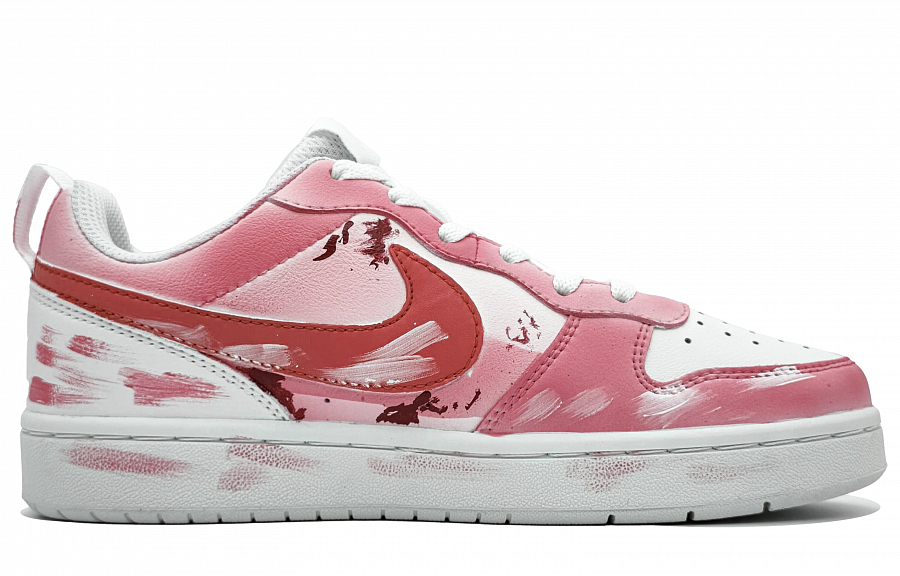Nike Court Borough 2 Slip-Resistant Cushioning Wear-Resistant Low-Top Skateboard Shoes Women's Coral Pink купить в интернет-магазине Yoocart с быстрой доставкой по России.