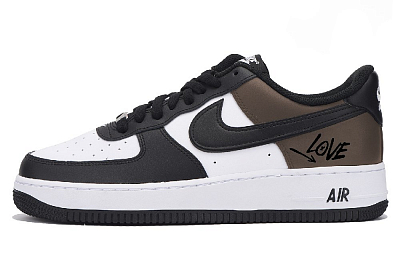 Nike Court Borough Anti-Slip Wear-Resistant Low-Top Skateboard Shoes Unisex Black Brown