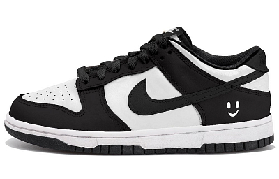 Nike Dunk Slip Resistant Low Top Skateboard Shoes Unisex Black White