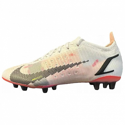 Nike Mercurial Vapor 14 AG Rubber Short Studs Anti-Slip Wear-Resistant Soccer Shoes Men's White Black