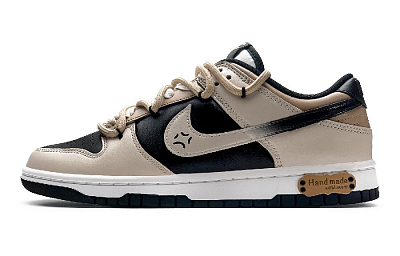 Nike Dunk Anti-Slip Wear-Resistant Quick-Drying Lightweight Low-Top Casual Shoes Unisex Black Brown