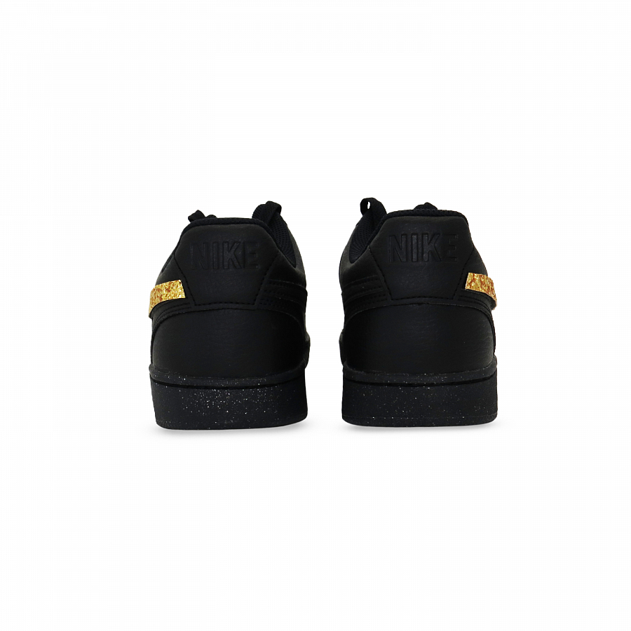 Nike Court Vision Low Cushioned Wear-Resistant Lightweight Low-Top Skateboard Shoes Unisex Black Gold купить в интернет-магазине Yoocart с быстрой доставкой по России.