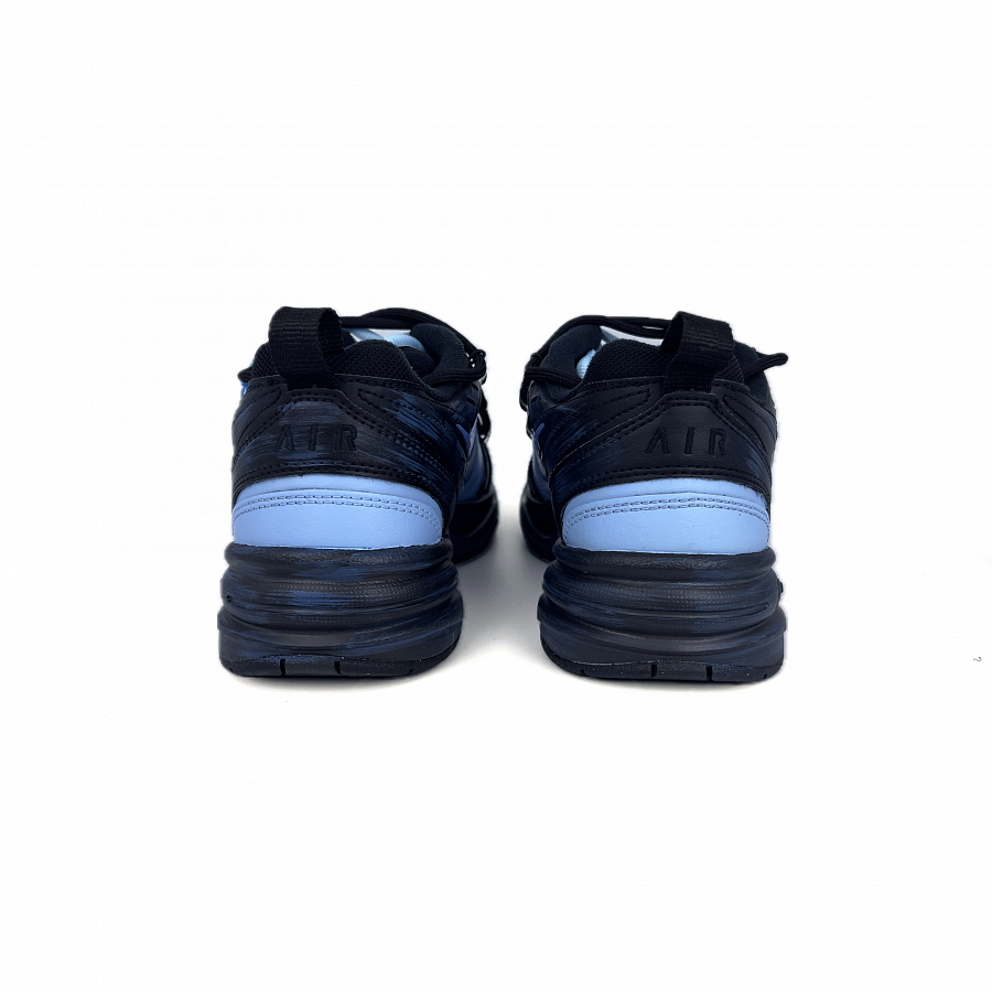Nike Air Monarch 4 Anti-Slip And Wear-Resistant Lightweight Low-Top Chunky Sneakers Unisex Black Purple купить в интернет-магазине Yoocart с быстрой доставкой по России.
