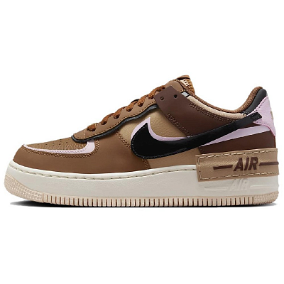 Nike Air Force 1 Low Shadow Light British Tan Pink Foam Women's