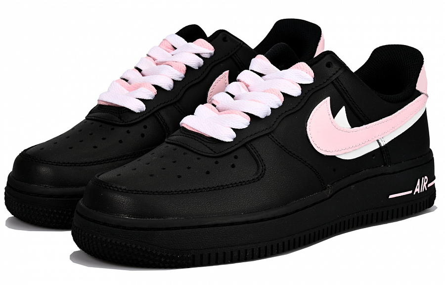 Nike Air Force 1 Low top Skateboard Shoes Women's Black Pink купить в интернет-магазине Yoocart с быстрой доставкой по России.