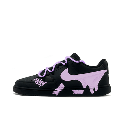 Nike Court Vision Low Wear-Resistant Low-Top Skateboard Shoes Unisex Black