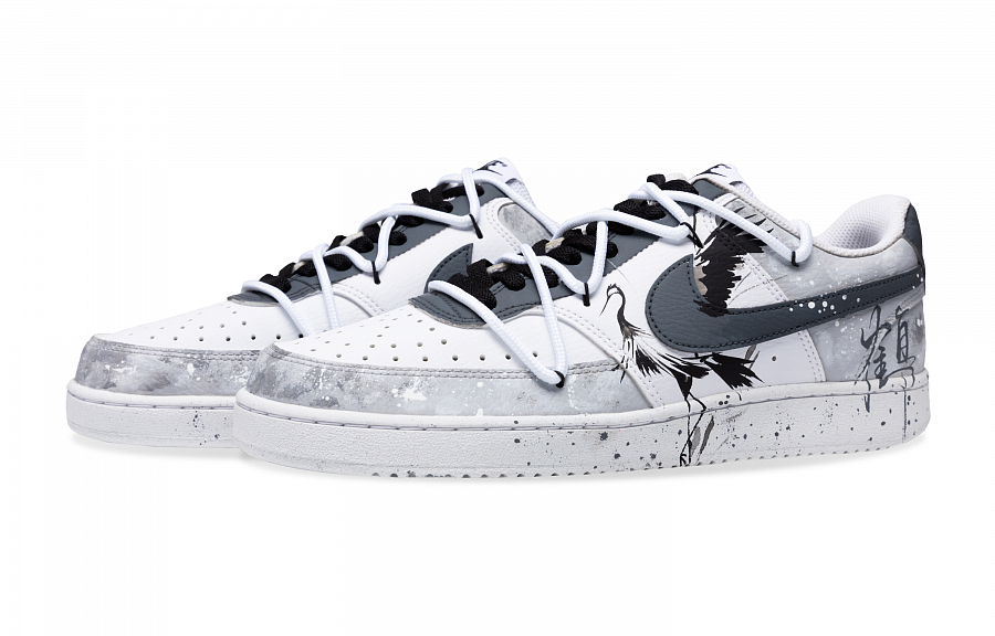 Nike Court Vision 1 Slip-Resistant Low-Top Skateboard Shoes Men's Gray купить в интернет-магазине Yoocart с быстрой доставкой по России.