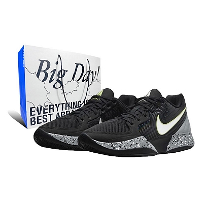 Nike Ja 2 Cushioning Anti-Slip And Wear-Resistant Low-Top Basketball Shoes Men's Black Gray White