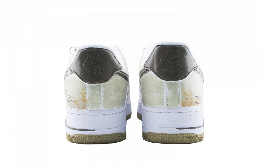 Nike Air Force 1 Genya Mimasu Abrasion Resistant Low top Skateboard Shoes Unisex Beige купить в интернет-магазине Yoocart с быстрой доставкой по России.