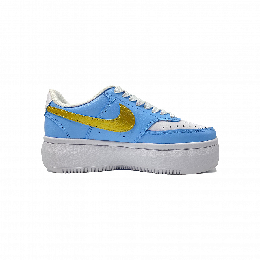 Nike Court Vision 1 Blue Gold Spirit Wear-Resistant Low-Top Skateboard Shoes Women's Gold Blue купить в интернет-магазине Yoocart с быстрой доставкой по России.