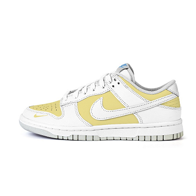 Nike Dunk Anti Slip Wear Resistant Low Top Skateboard Shoes Women's Yellow