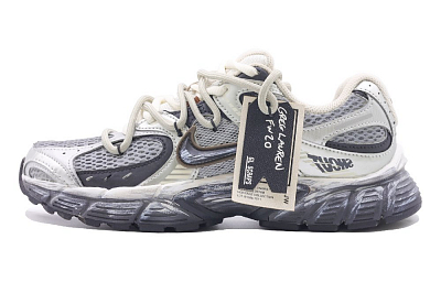 Nike V5 RNR Abrasion Resistant Breathable Low Top Casual Running Shoes Women's Silver Gray