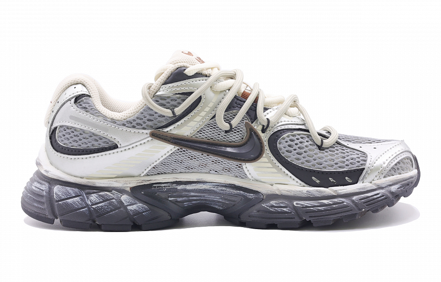 Nike V5 RNR Abrasion Resistant Breathable Low Top Casual Running Shoes Women's Silver Gray купить в интернет-магазине Yoocart с быстрой доставкой по России.