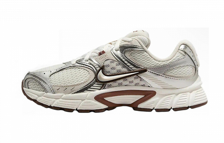 Nike V5 RNR Abrasion Resistant Breathable Low Top Casual Running Shoes Women's Silver Gray купить в интернет-магазине Yoocart с быстрой доставкой по России.
