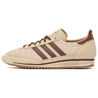Adidas Originals SL 72 OG Abrasion Resistant Low Top Casual Shoes Women's Beige