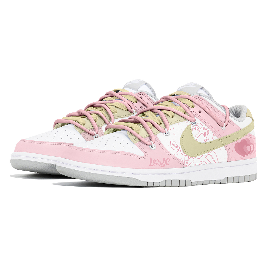 Nike Dunk Joy Lemon Slip-Resistant Low-Top Skateboard Shoes Women's Pink купить в интернет-магазине Yoocart с быстрой доставкой по России.