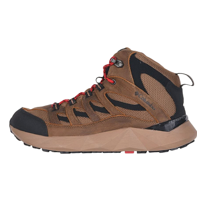 Columbia Anti-Slip Wear-Resistant High-Top Trekking Shoes Men's Brown