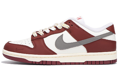 Nike Dunk Coverage Anti-Slip And Wear-Resistant Low-Top Skateboard Shoes Women's Red
