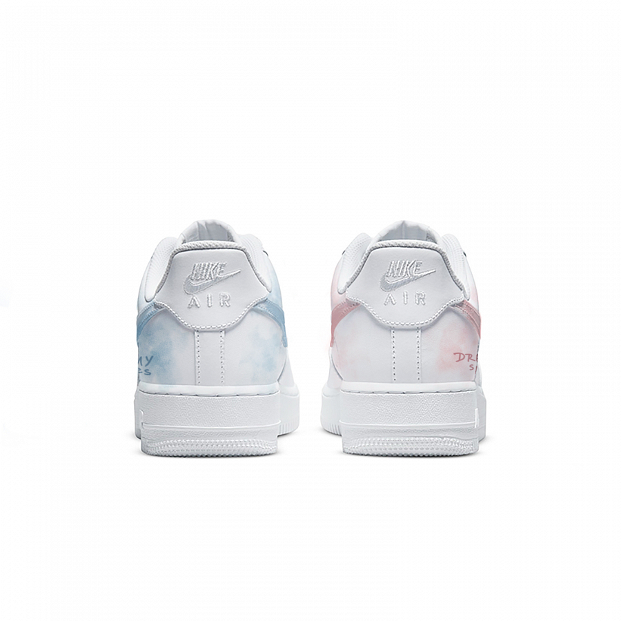 Nike Air Force 1 Abrasion Resistant Low Top Skateboard Shoes Women's Blue Pink купить в интернет-магазине Yoocart с быстрой доставкой по России.