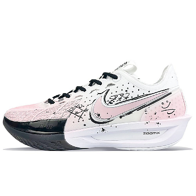 Nike Air Zoom G.T. Cut 3 Cushioning Rebound Low-Top Basketball Shoes Unisex White