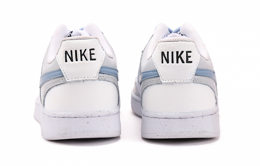 Nike Court Vision 1 Anti Slip Wear Resistant Low Top Skateboard Shoes Men's White Blue купить в интернет-магазине Yoocart с быстрой доставкой по России.