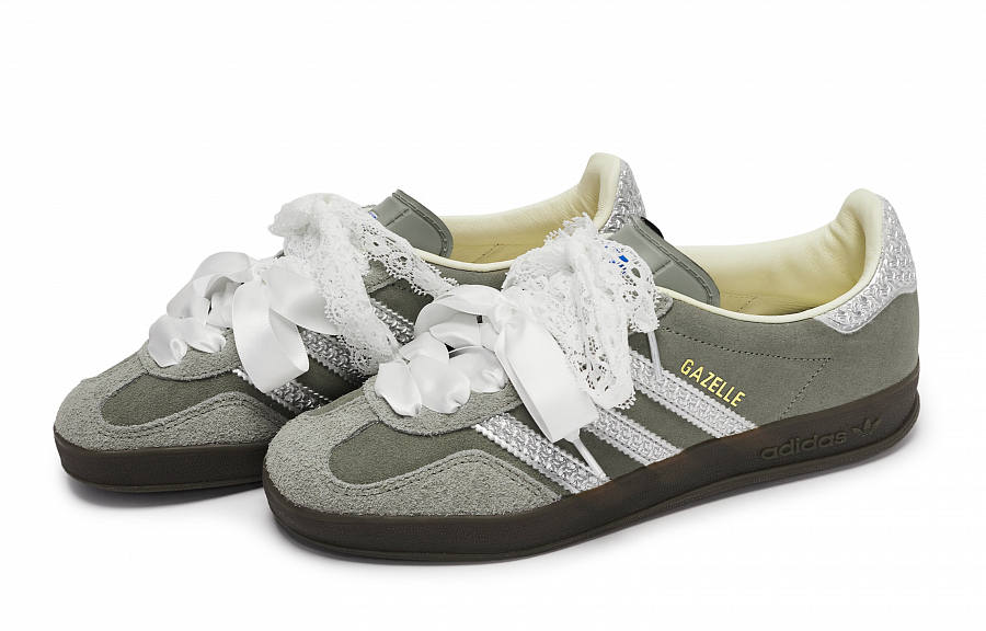 Adidas Originals GAZELLE INDOOR Skateboard Shoes Unisex Low top Silver/White/Gray купить в интернет-магазине Yoocart с быстрой доставкой по России.