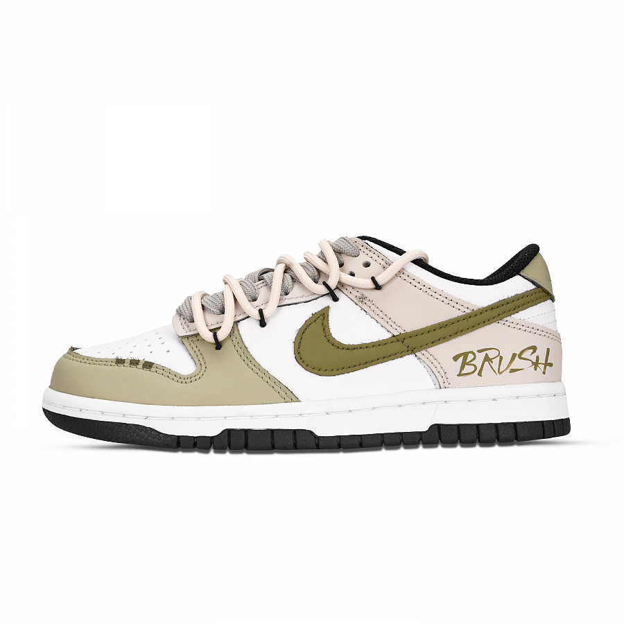Nike Dunk Black White, Green Graffiti Abrasion Resistant Low Top Skateboard Shoes Unisex Pink White Green купить в интернет-магазине Yoocart с быстрой доставкой по России.