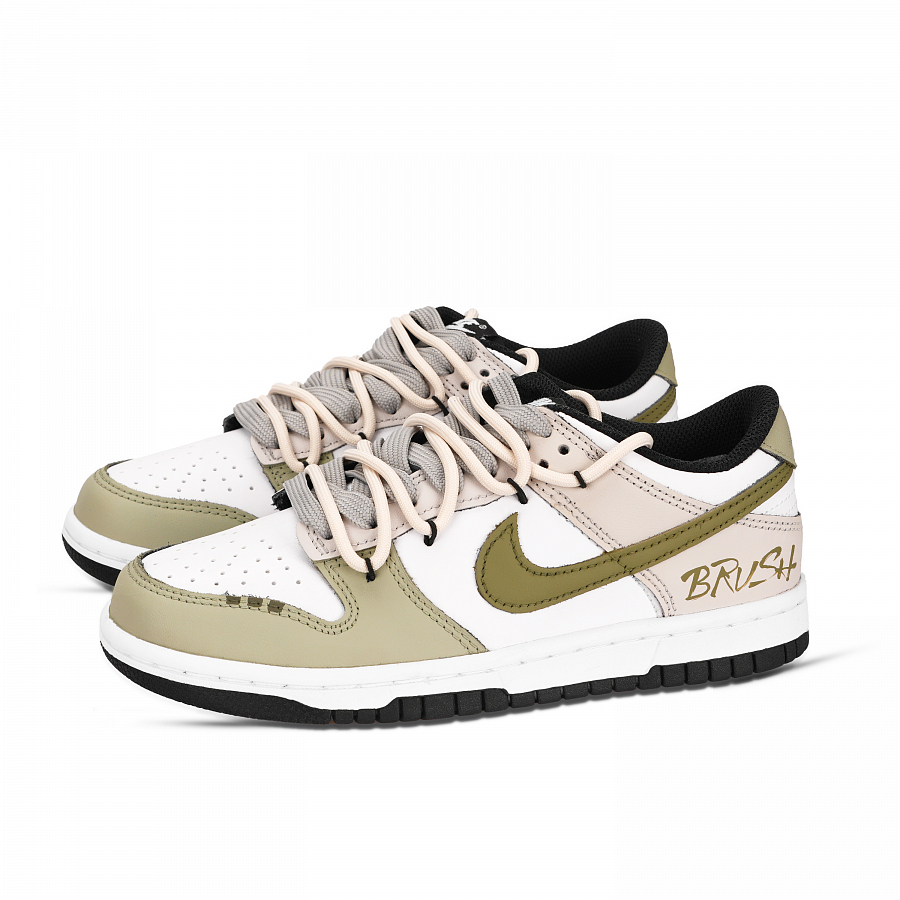Nike Dunk Black White, Green Graffiti Abrasion Resistant Low Top Skateboard Shoes Unisex Pink White Green купить в интернет-магазине Yoocart с быстрой доставкой по России.