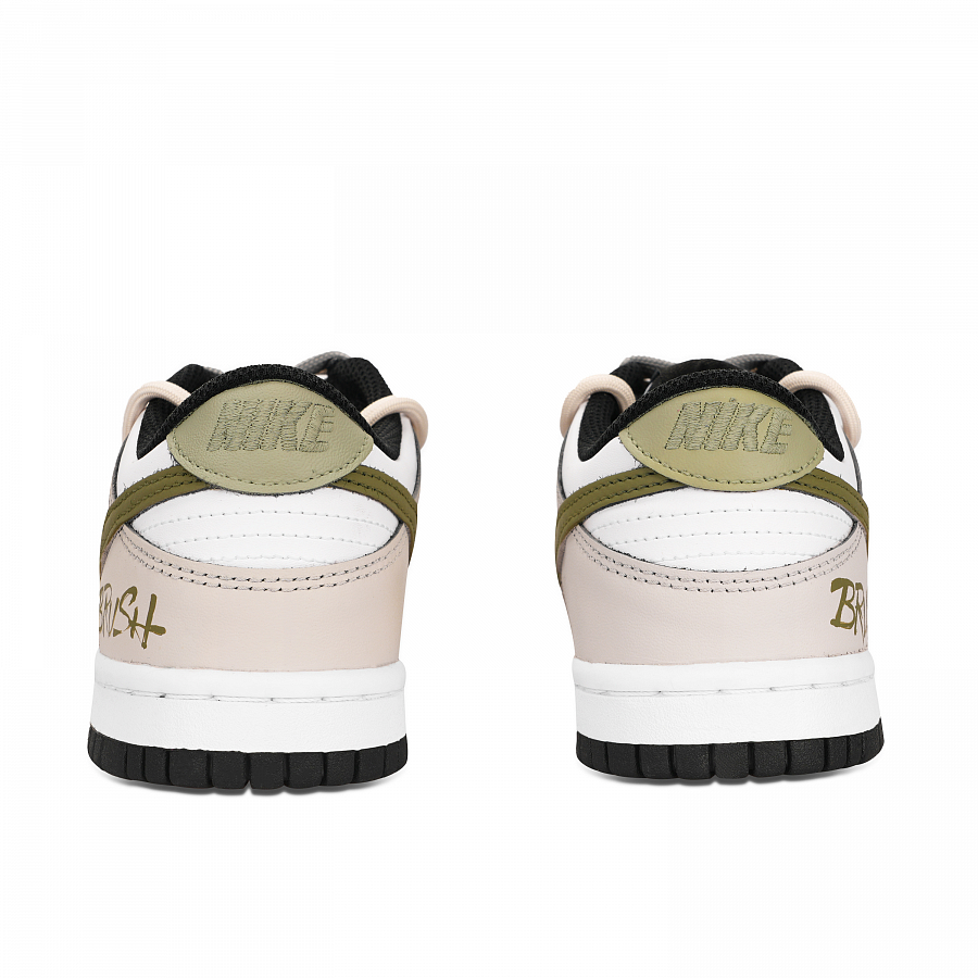 Nike Dunk Black White, Green Graffiti Abrasion Resistant Low Top Skateboard Shoes Unisex Pink White Green купить в интернет-магазине Yoocart с быстрой доставкой по России.