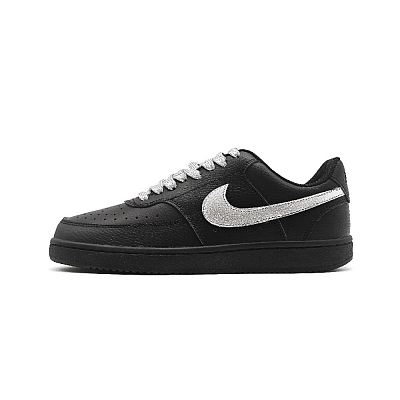 Nike Court Vision Skateboard Shoes Unisex Low top Black/Silver