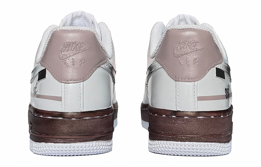 Nike Air Force 1 Lunar Mail, Low Saturation Warrior Shock Absorbers Low Top Skateboard Shoes Women's Light Gray купить в интернет-магазине Yoocart с быстрой доставкой по России.