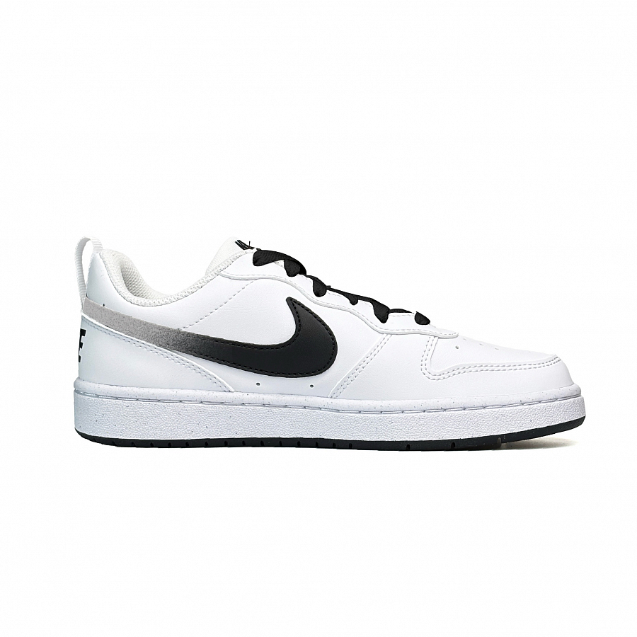 Nike Court Borough Silver Starburst White Abrasion Resistant Low Top Skateboard Shoes Women's Black White купить в интернет-магазине Yoocart с быстрой доставкой по России.