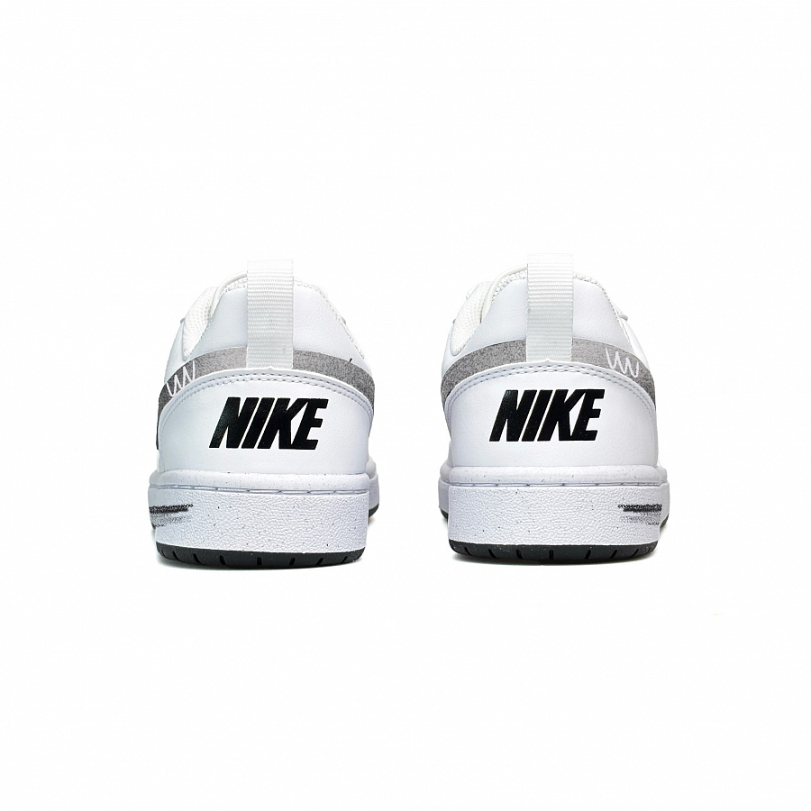 Nike Court Borough Silver Starburst White Abrasion Resistant Low Top Skateboard Shoes Women's Black White купить в интернет-магазине Yoocart с быстрой доставкой по России.