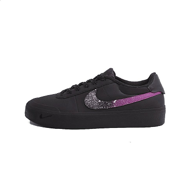 Nike Court Shot Slip Resistant Waterproof Abrasion Resistant Breathable Low Top Skateboard Shoes Unisex Pink