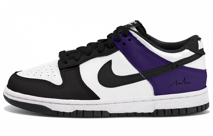 Nike Dunk Low Top Skateboard Shoes Unisex Black Purple купить в интернет-магазине Yoocart с быстрой доставкой по России.