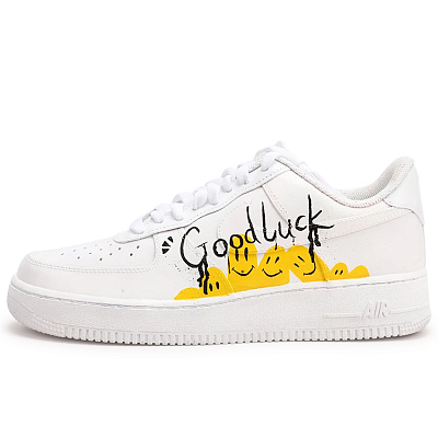 Nike Air Force 1 Low Top Skateboard Shoes Unisex White