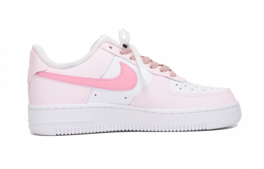 Nike Air Force 1 Anti Slip Wear Resistant Low Top Skateboard Shoes Women's Pink White купить в интернет-магазине Yoocart с быстрой доставкой по России.