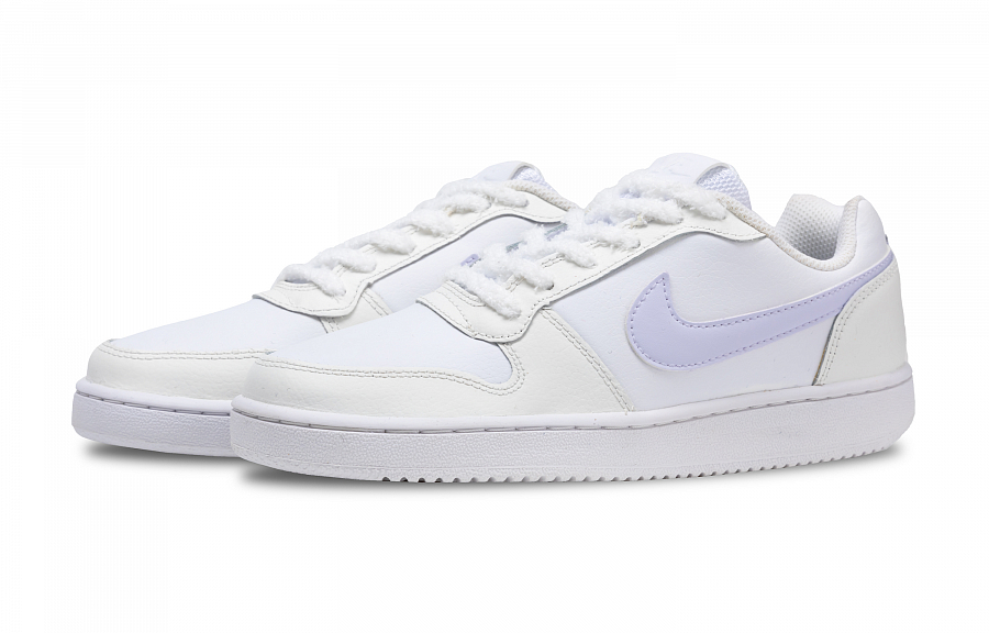 Nike EBERNON Taro Coconut Anti-Slip Wear-Resistant Low-Top Skateboard Shoes Women's White Purple купить в интернет-магазине Yoocart с быстрой доставкой по России.