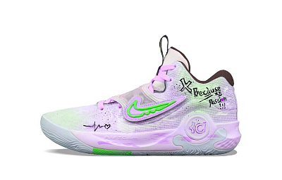 Nike KD Trey 5 X Cushioning, Slip Resistant, And Abrasion Resistant Low Top Basketball Shoes Men's Purple