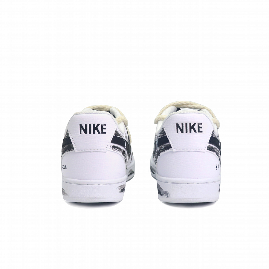 Nike Court Vision 1 Lightweight And Wear-resistant Low-Top Skateboard Shoes Men's Black White купить в интернет-магазине Yoocart с быстрой доставкой по России.